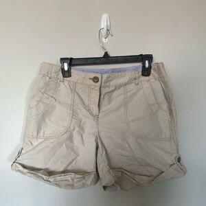 Tommy Hilfiger Women's Beige Cargo Shorts